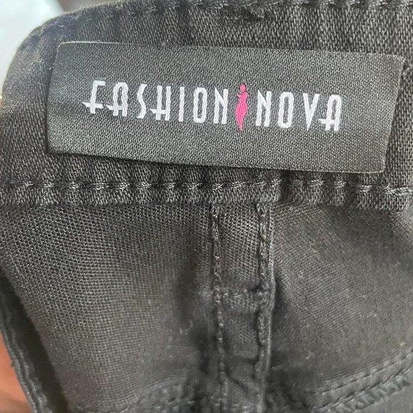 Black Ripped Short Shorts - Picture 6 of 8